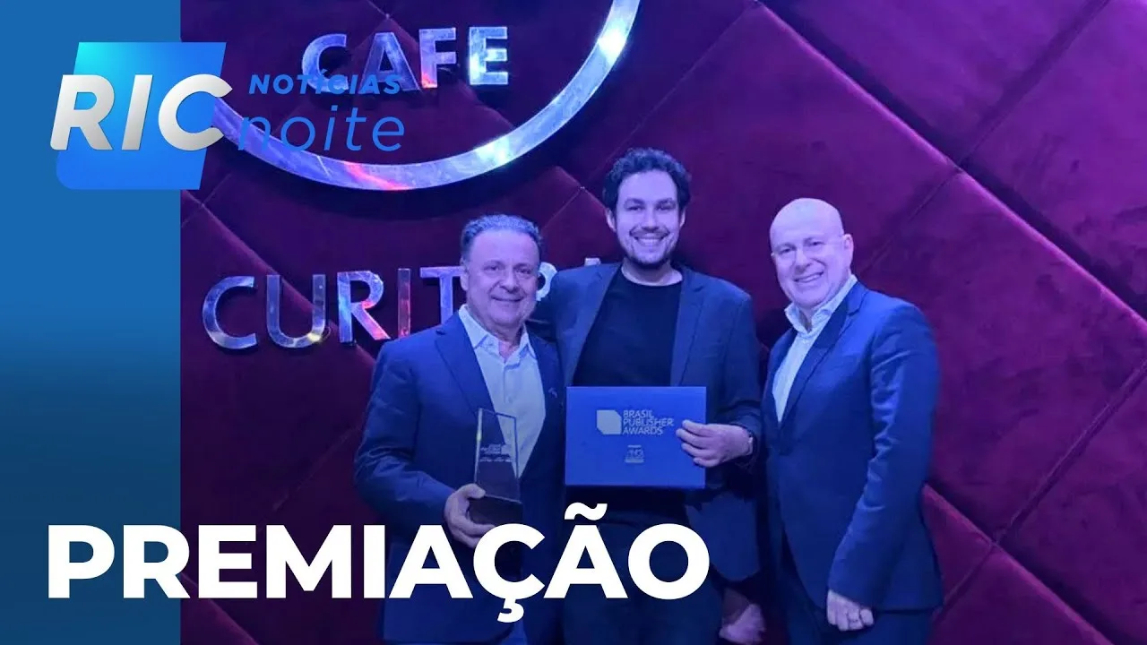 Brasil Publisher Awards: Portal RIC.com.br é eleito melhor site de notícias do Paraná