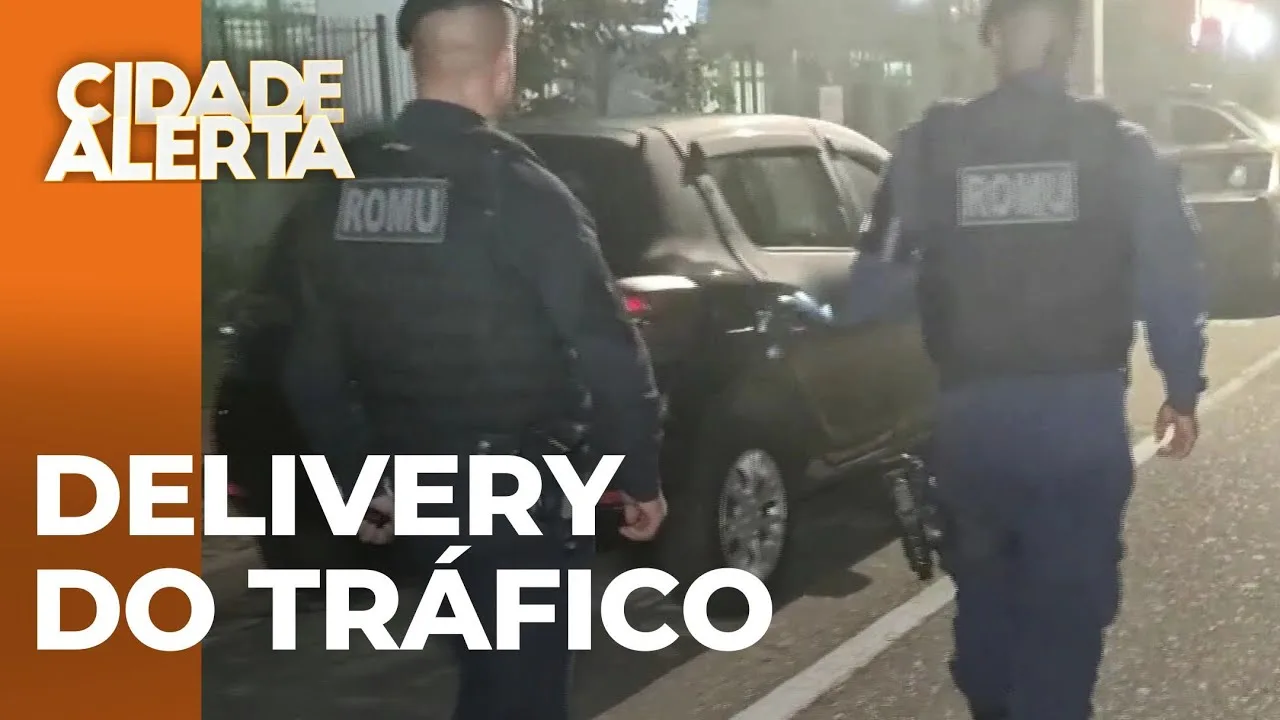 Delivery do tráfico: suspeito fazia entrega de drogas, com a filha de 3 anos no carro