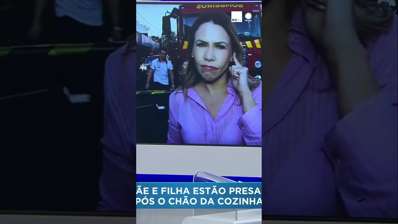 Mãe e filha ficam presas em fossa, dentro da própria casa, após chão da cozinha ceder