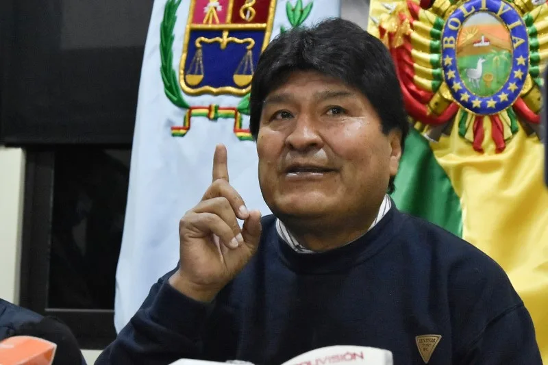 Ex-presidente da Bolívia Evo Morales durante entrevista coletiva em Cochabamba 18/08/2021 REUTERS/Patricia Pinto