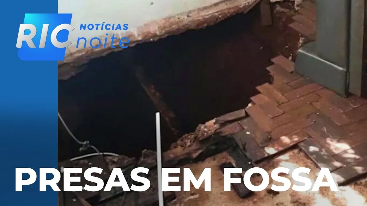 Mãe e filha ficam presas em fossa, dentro da própria casa, após chão da cozinha ceder