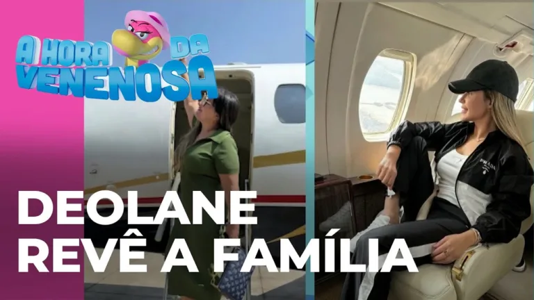 Deolane volta para casa e reencontra família