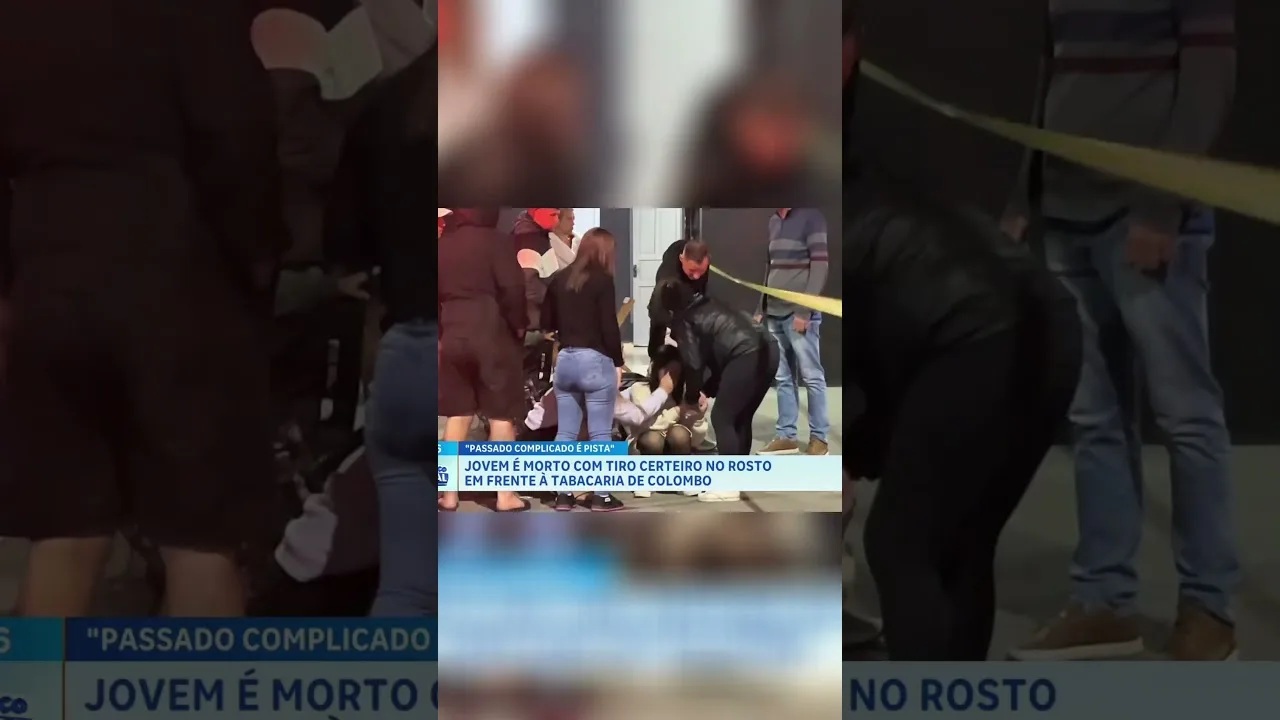 Jovem é morto com tiro certeiro no rosto em frente à tabacaria de Colombo