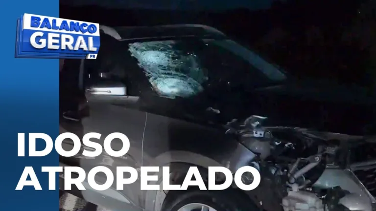 Idoso morre atropelado na estrada, em trecho sem iluminação; motorista disse que não viu