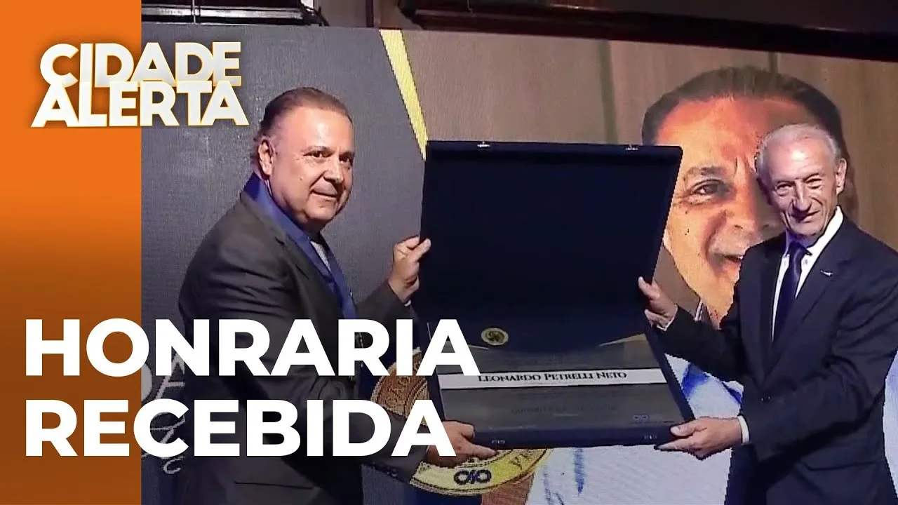 Presidente do Grupo RIC, Leonardo Petrelli, recebe a prestigiada comenda Barão do Serro Azul da ACP