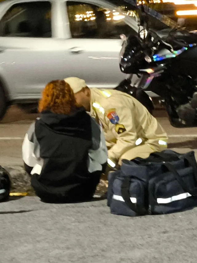 Motociclista atropela pedestre na Avenida Victor Ferreira do Amaral