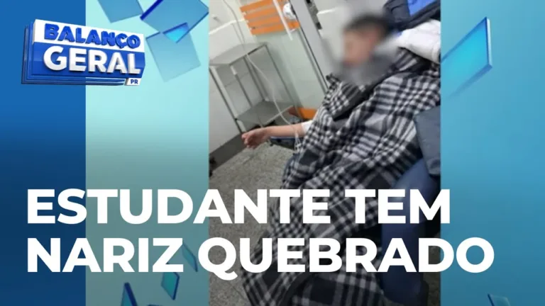 Estudante de 11 anos tem nariz quebrado após apanhar de dois adolescentes em colégio estadual