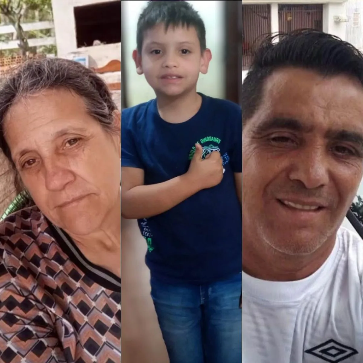 Avós e neto arrastados por correnteza de rio são identificados