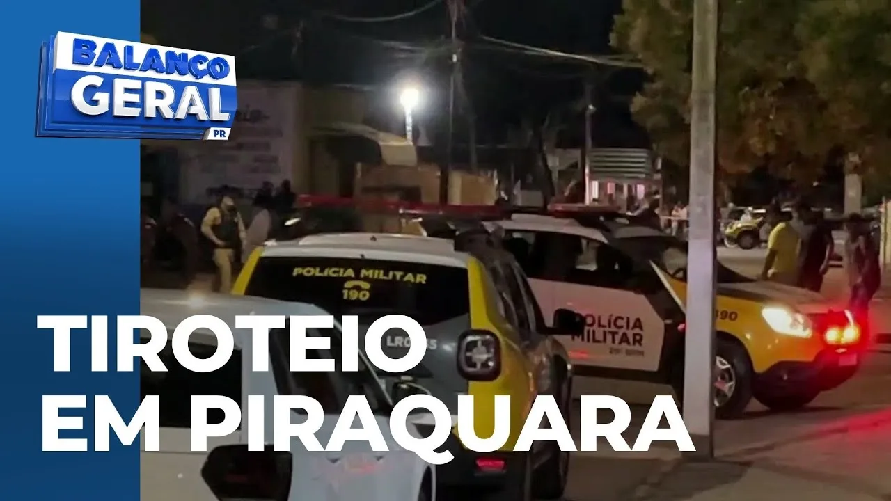 Tiroteio em Piraquara termina com duas pessoas mortas; uma das vítimas teria sido baleada por engano