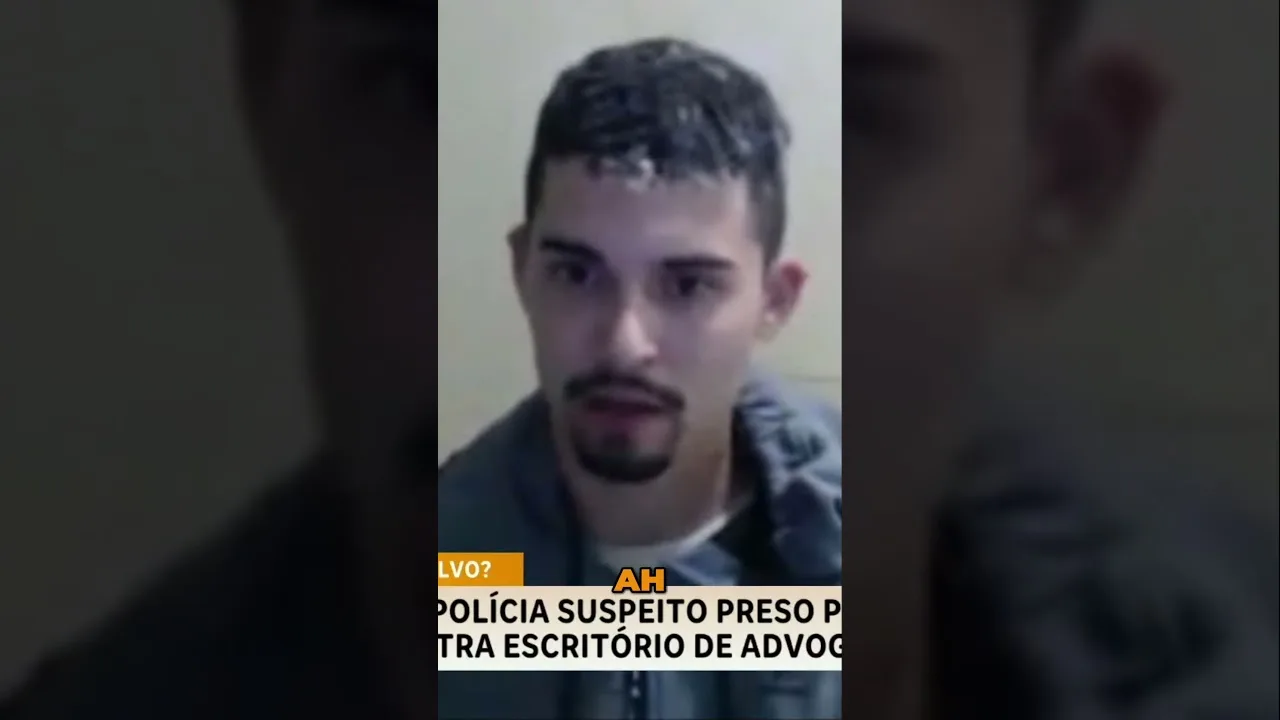 Suspeito preso pelo atentado ao escritório de Claudio Dalledone, fala com a polícia