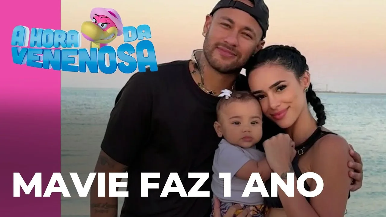 Mavie, filha de Neymar e Bruna Biancardi, comemorou o aniversário de 1 ano em grande estilo
