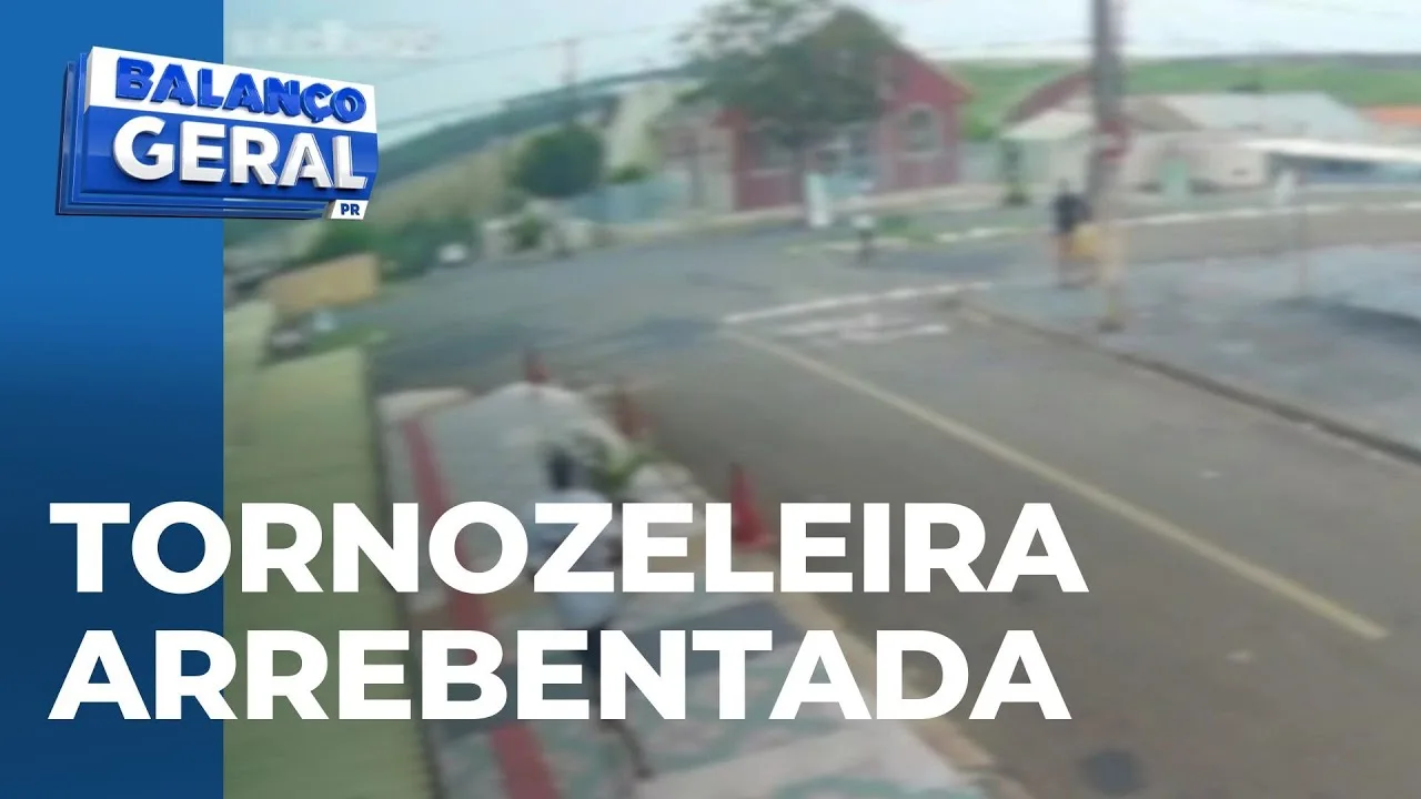 Polícia militar localizou tornozeleira arrebentada perto de local onde jovem foi esfaqueado