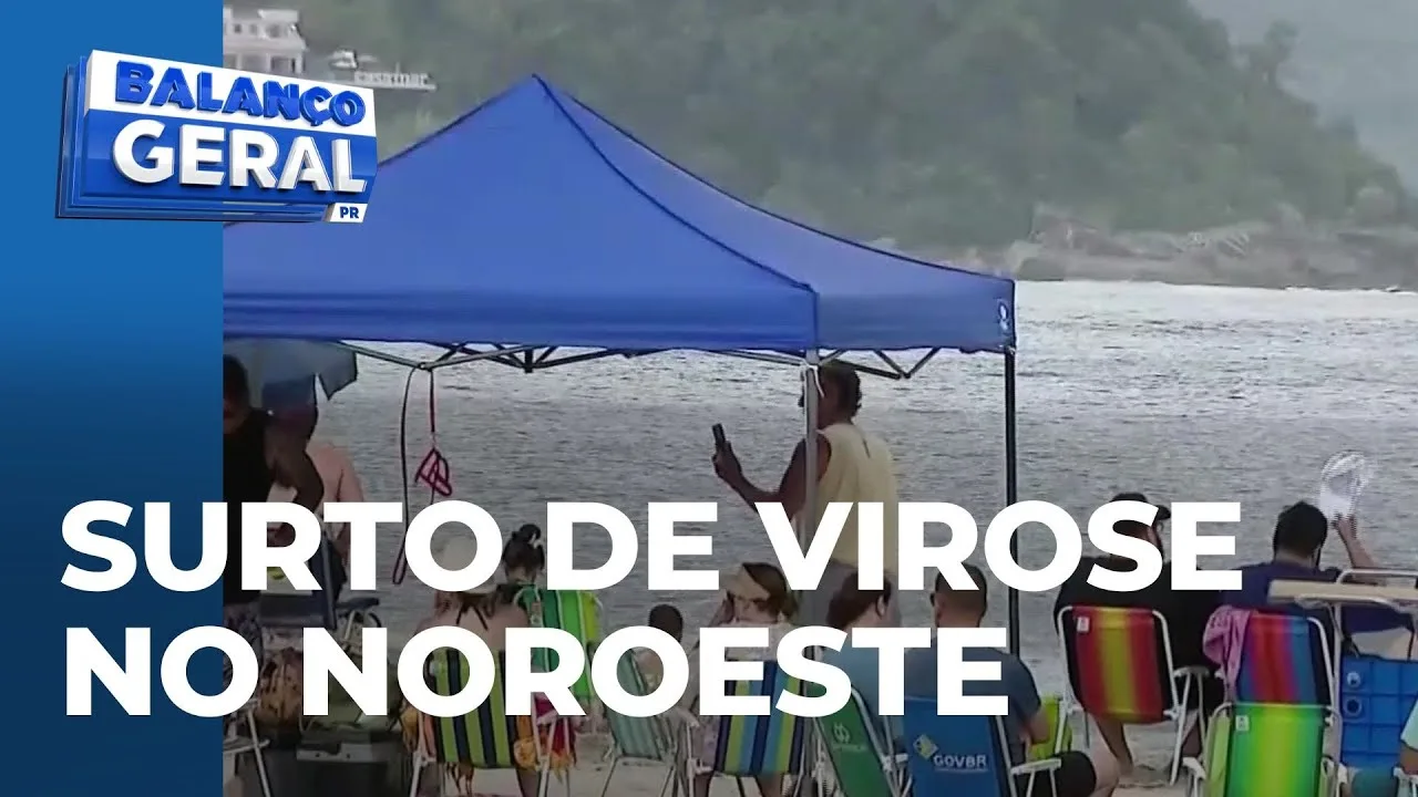 Praias de água doce no Noroeste do Paraná são afetadas por surto de virose