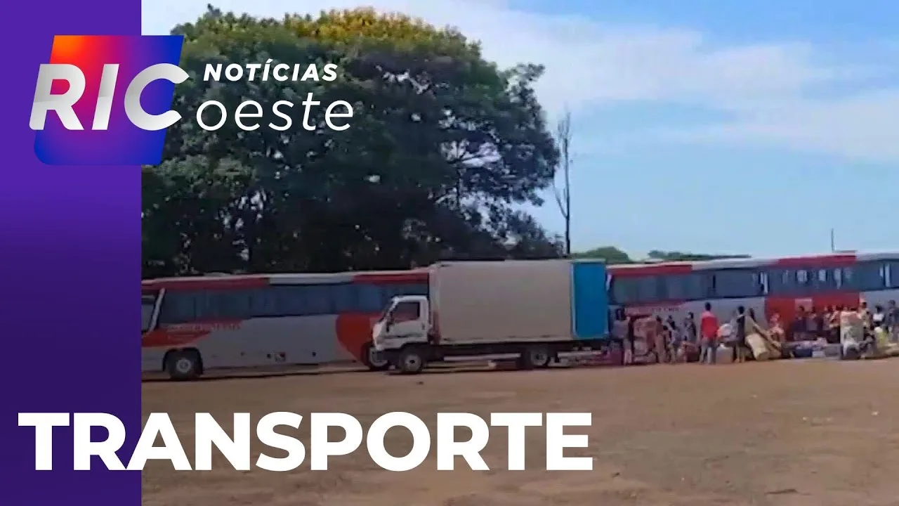 Ocupação de terreno: prefeitura de Toledo faz o transporte de indígenas à cidade de Origem