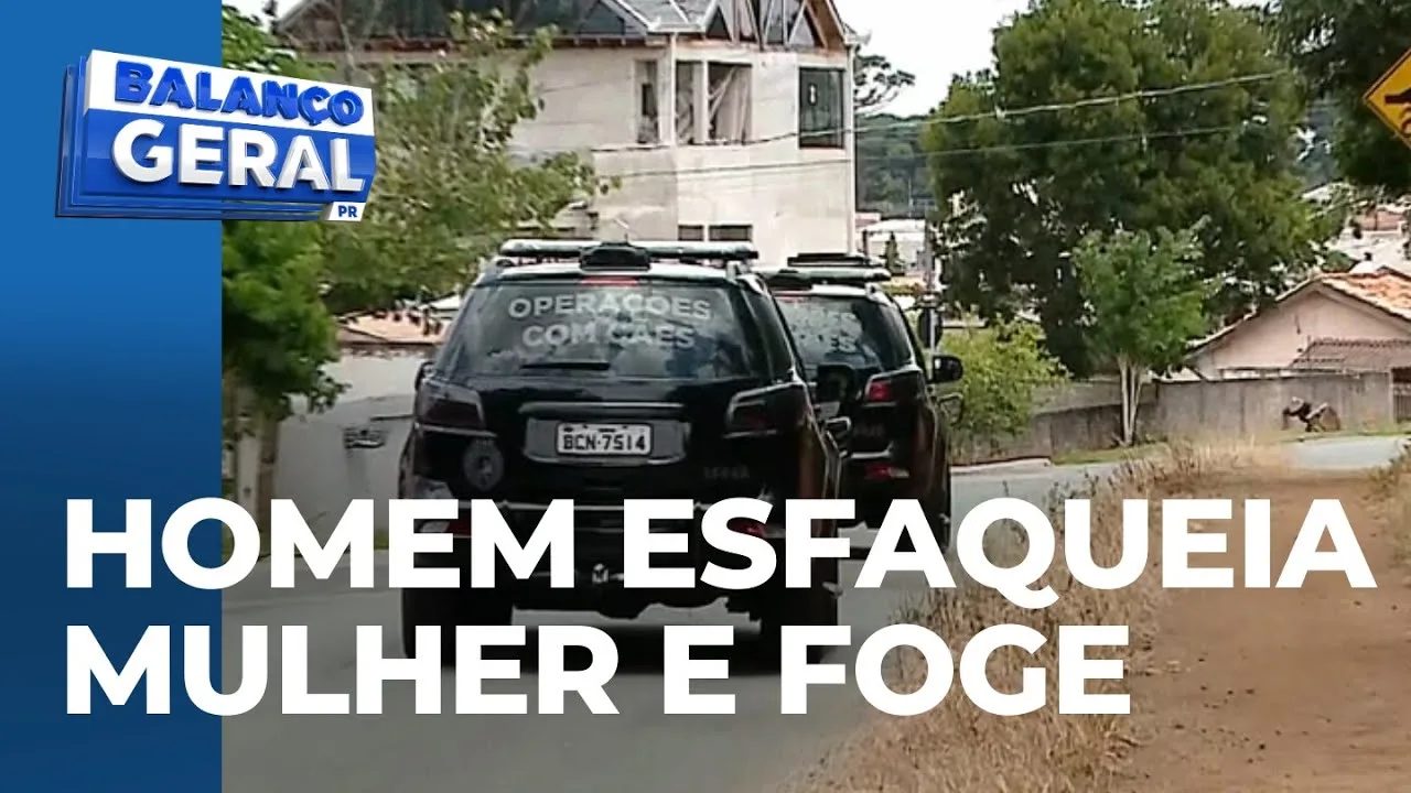 URGENTE: homem é suspeito de dar facada na mulher, na CIC e foge