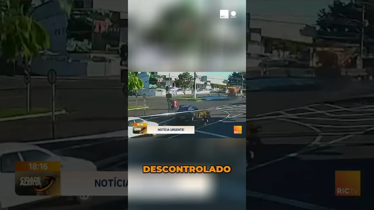 Acidente em Londrina: duas motos batem na AV. Dez de Dezembro
