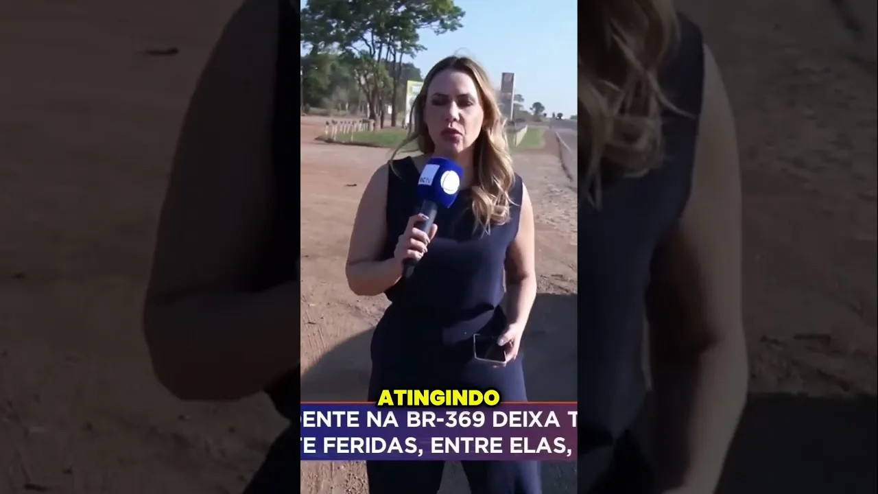 Acidente na BR-369 deixa três pessoas gravemente feridas, entre elas, um bebê