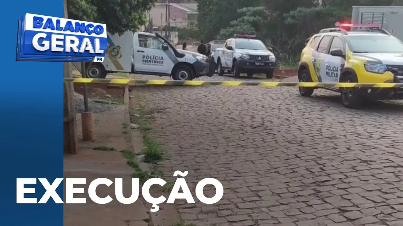 Execução em Apucarana: trio invade casa, mata morador e atira no olho de um homem
