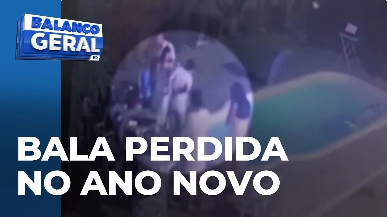 Bala perdida atinge menino durante celebração de ano novo em Foz do Iguaçu