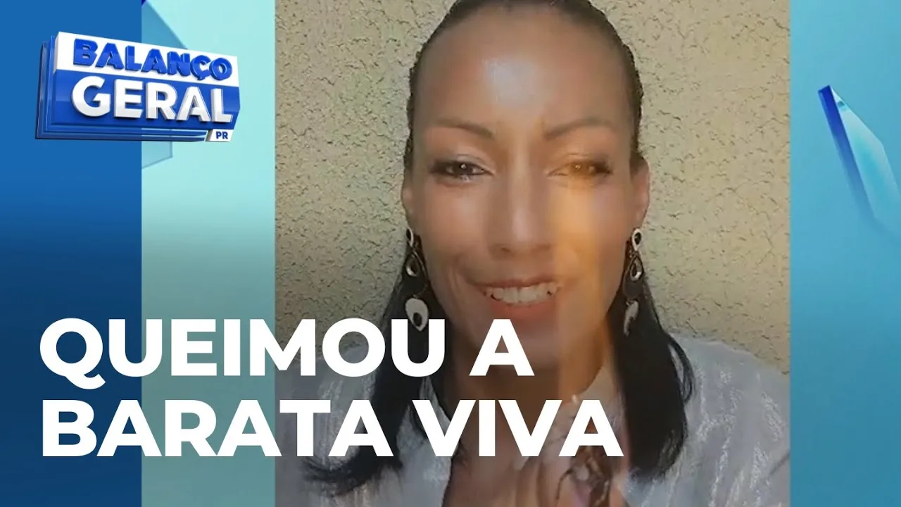 Vídeo em que ativista social queima uma barata viraliza e gera polêmica: ela fez isso por quê?