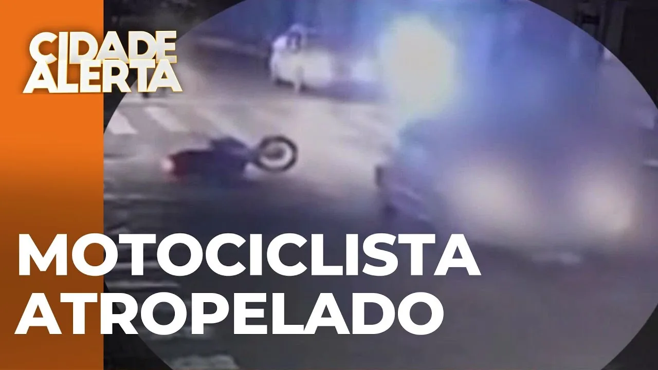 Motorista foge após atropelar motociclista parado no semáforo em Paranavaí