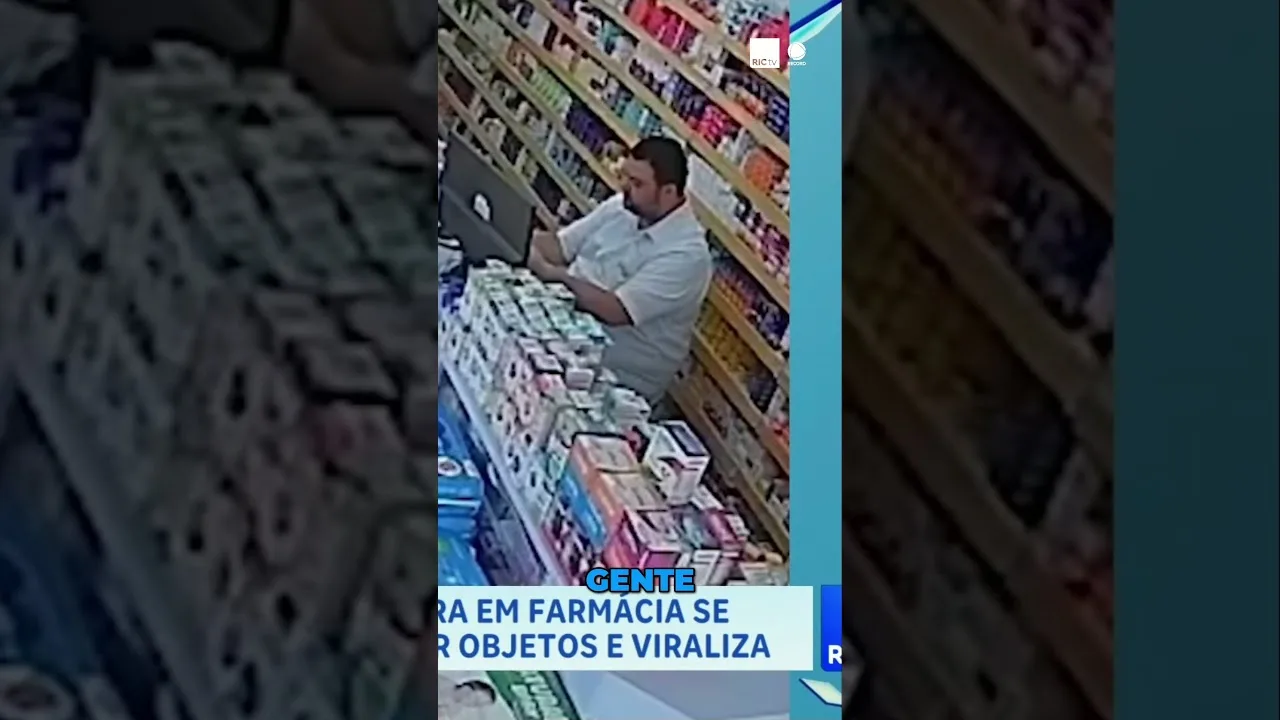 Minhoca do crime: mulher entra em farmácia se rastejando para tentar furtar objetos