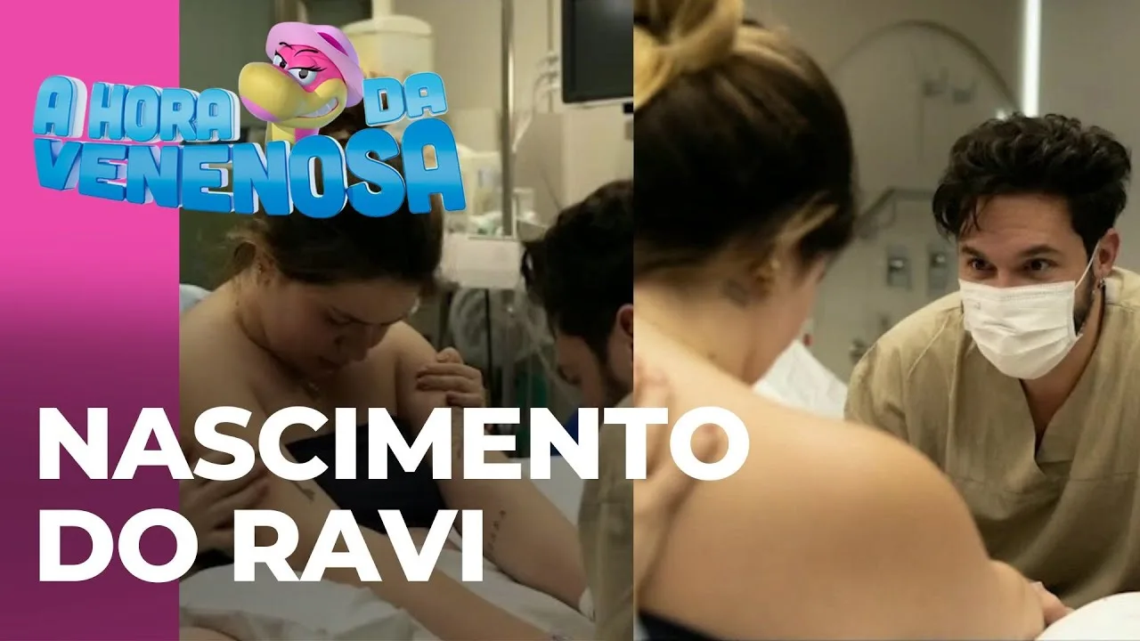 Ravi, filho de Viih Tube e Eliezer, nasceu na segunda-feira (12/11) no começo da noite