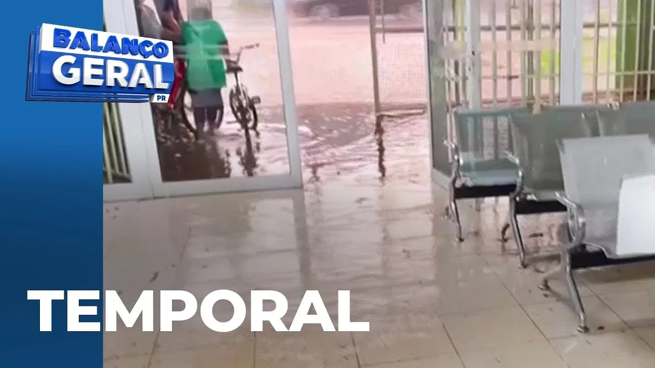 Chuva invade UBS Morangueira e atendimento fica suspenso esta manhã