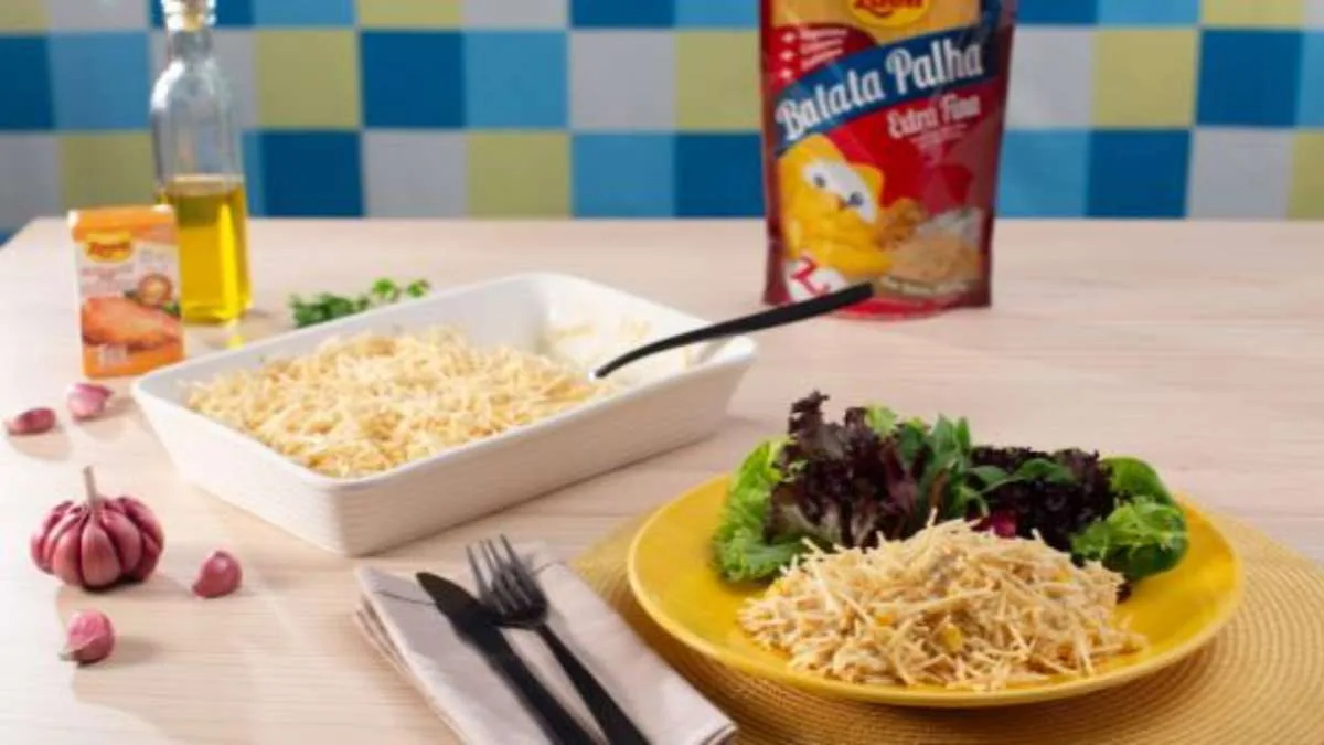 salpicão de frango com batata palha zaeli