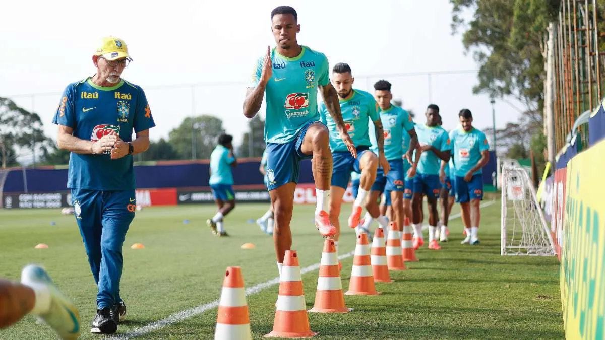treino seleção brasileira