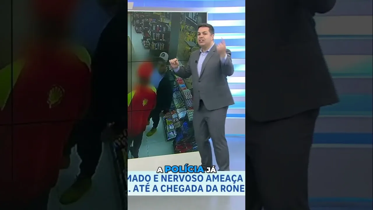 Suspeito de assalto armado ameaça e tenta intimidar funcionários de posto mas se da mal