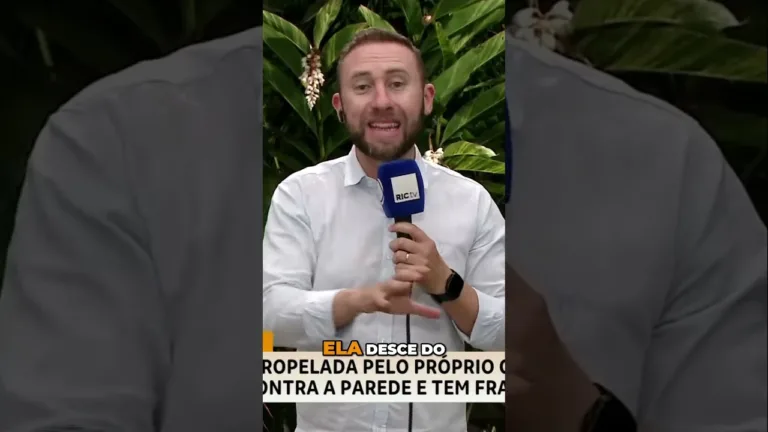 Mulher é atropelada pelo próprio carro, fica prensada e tem fratura grave; ninguém dirigia o veículo