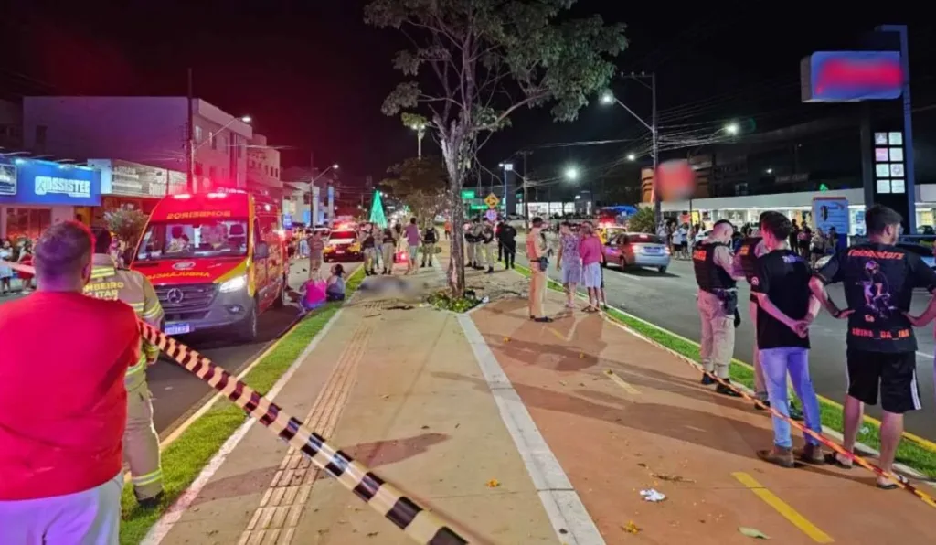 criança e adolescente morrem em acidente de moto em Toledo quando o piloto fugia da polícia