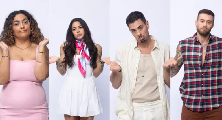 Camila, Luana, Sacha e Yuri são alvos da 6ª Roça de A Fazenda 16 (Imagem: Divulgação / RECORD TV)