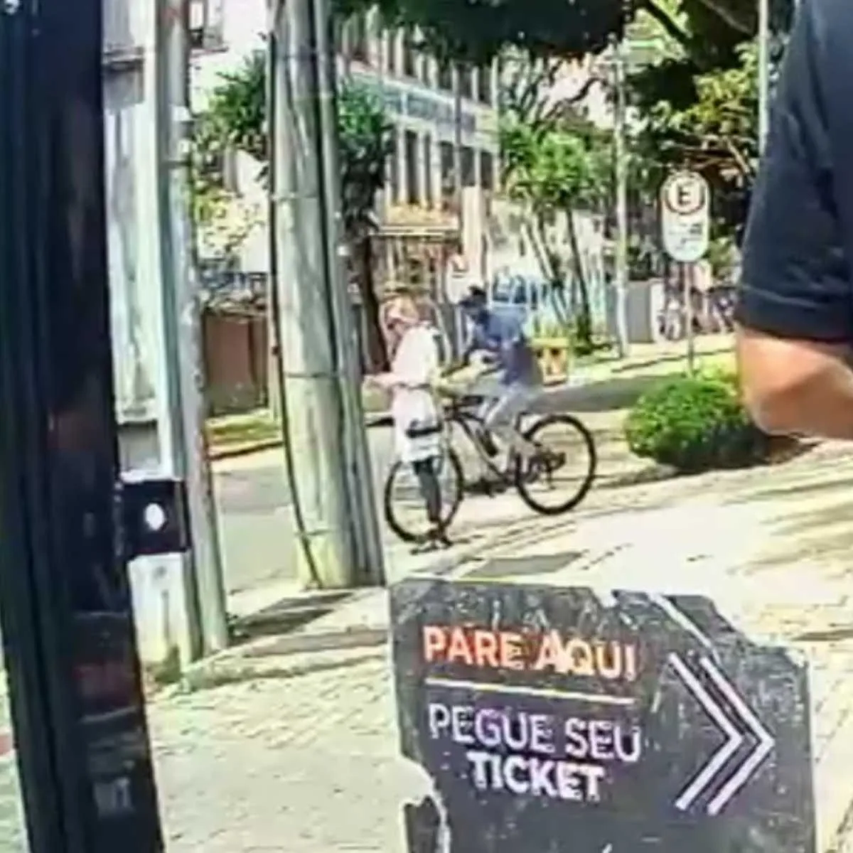 borghette estava sem segurança