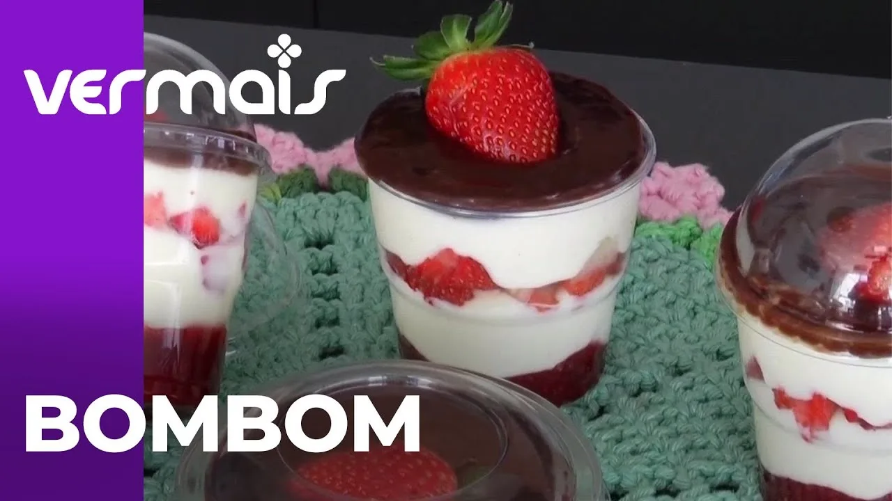Saiba o passo a passo para uma deliciosa receita de bombom de morango para o ano novo