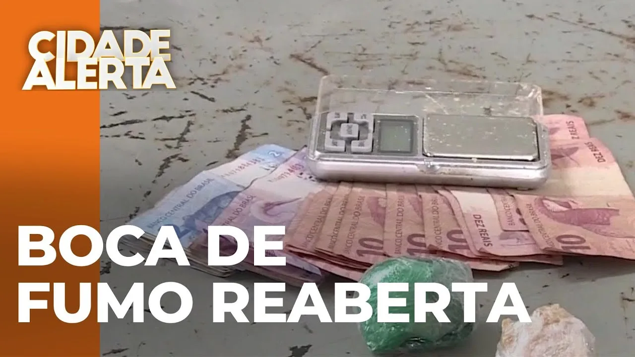 Boca de fumo reativada por traficantes após fechamento pela Polícia