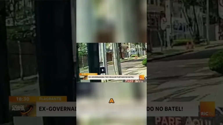 Ex-governadora, Cida Borghetti, tem celular furtado no Batel; câmeras registraram o ocorrido