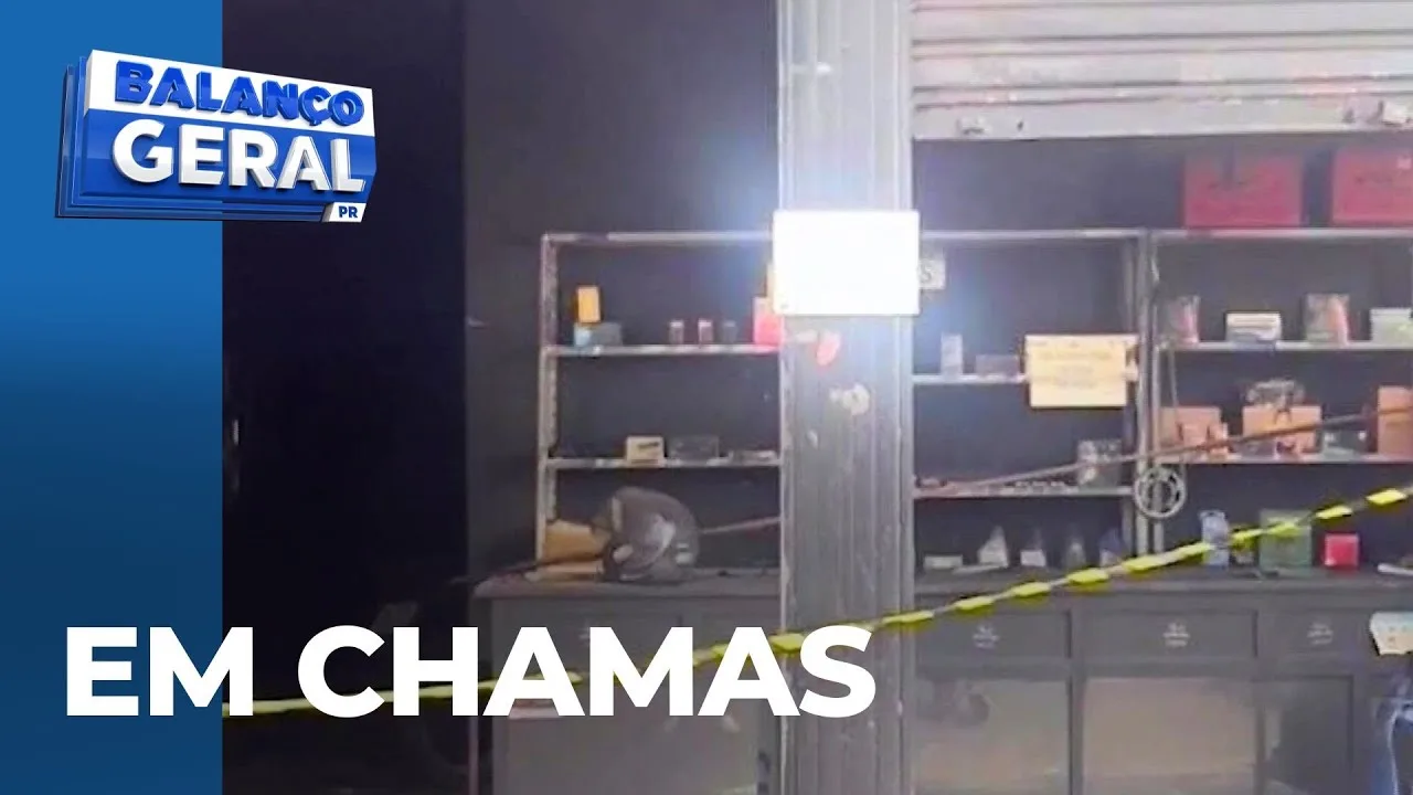 Mulher é presa após incendiar comércio do ex-companheiro; oficina mecânica foi destruída
