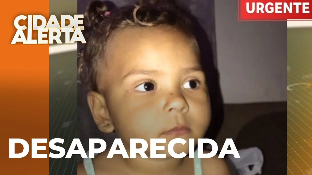 Menina de  apenas 2 anos está desaparecida