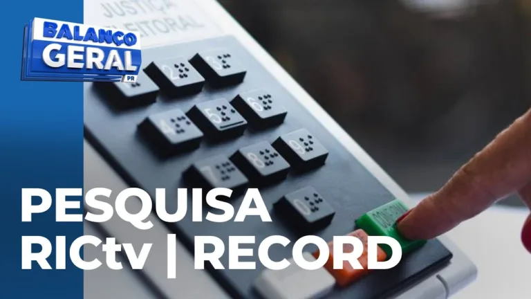 Pesquisa da RICtv | RECORD mostra a intenção de votos para prefeito em Cambé