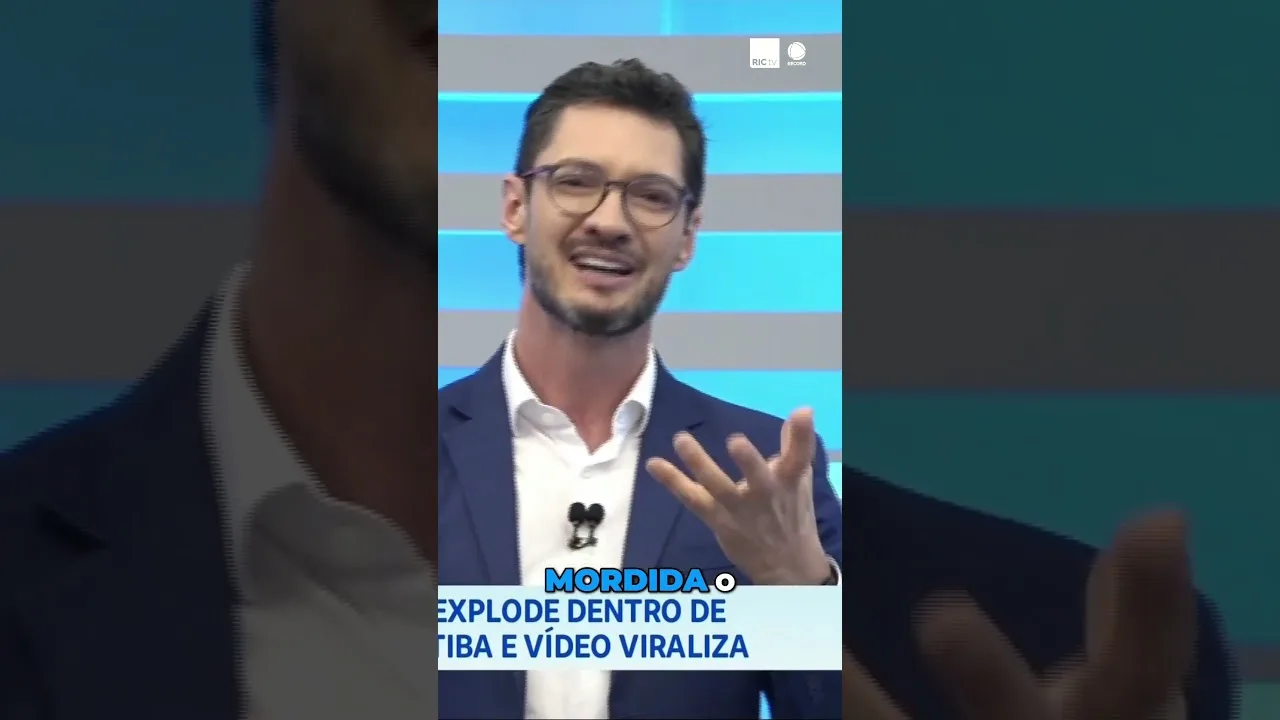 Explosão de coxinha em Curitiba: Câmera flagrou momento surpreendente
