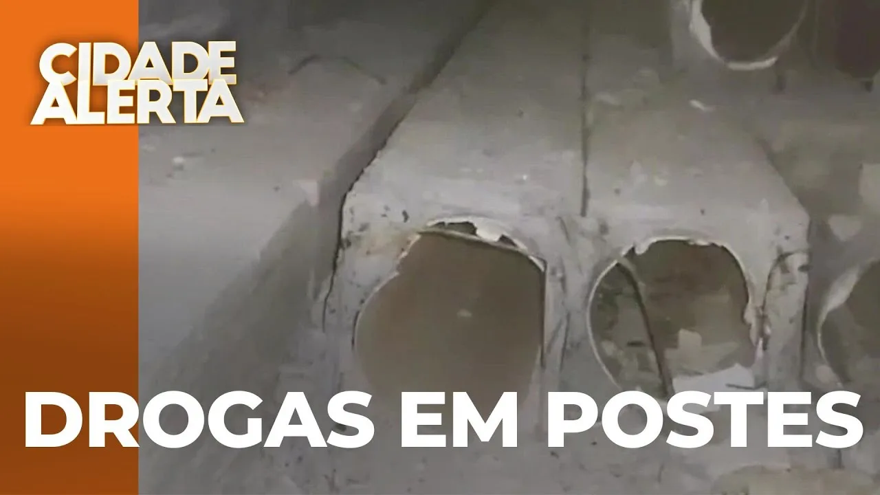 Mais de 1 tonelada de maconha é encontrada escondida em postes na BR-369