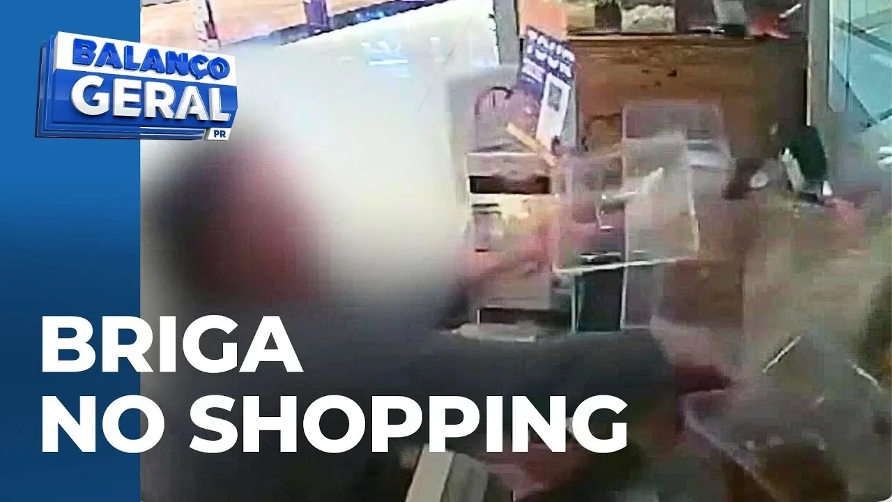 Confusão entre funcionárias de shopping, em Curitiba, termina com prejuízo de mais de 20 mil reais