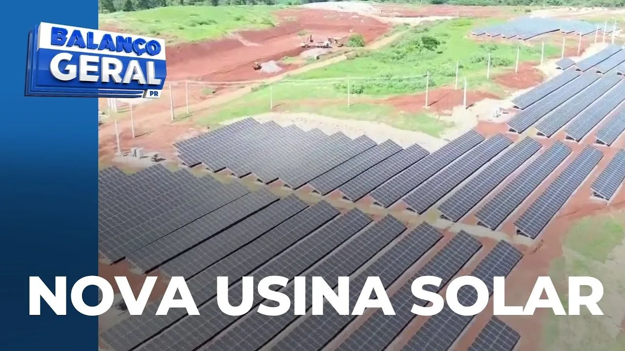 Ônibus elétricos de Cascavel ganham abastecimento com nova usina solar