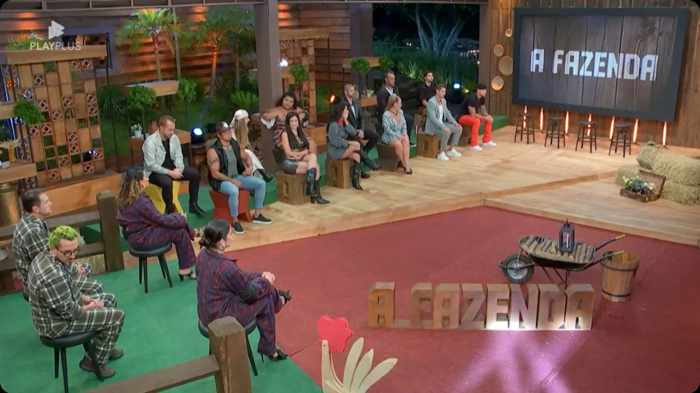 6ª Roça de A Fazenda 16 foi formada nesta terça (Imagem: Reprodução / PlayPlus)