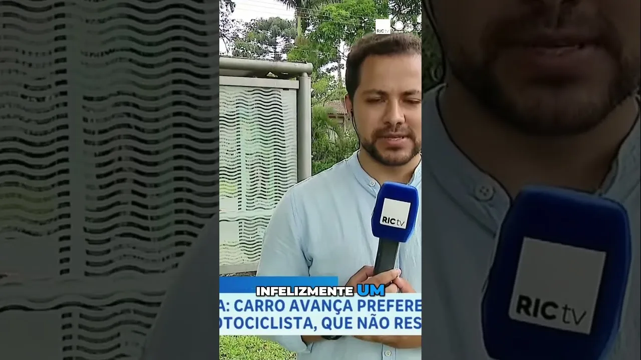 Motociclista morre após colisão com carro, que avançou preferencial, no bairro Xaxim