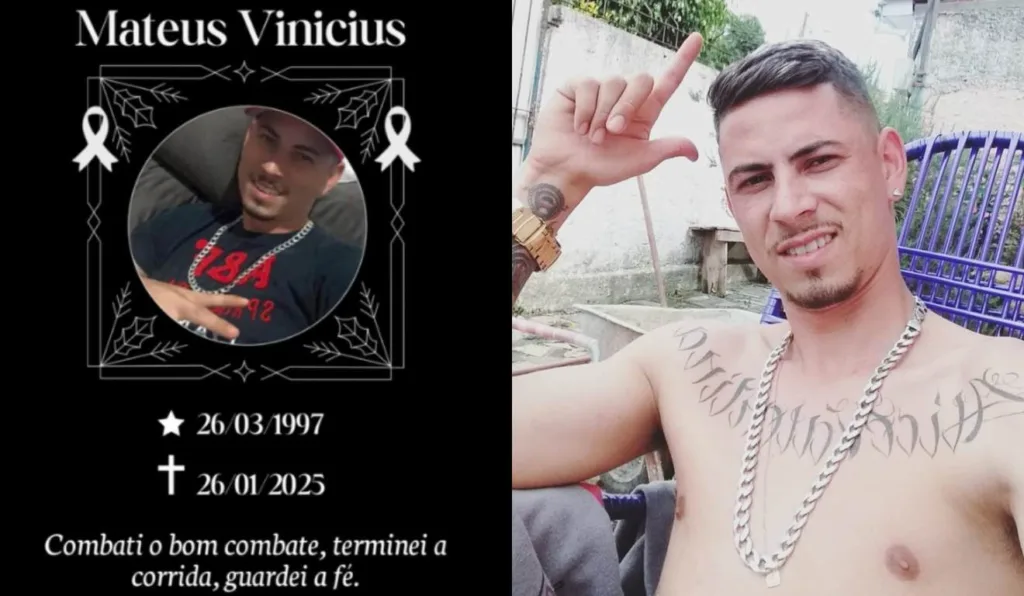 Sepultamento de Mateus está marcado para esta terça-feira (28)