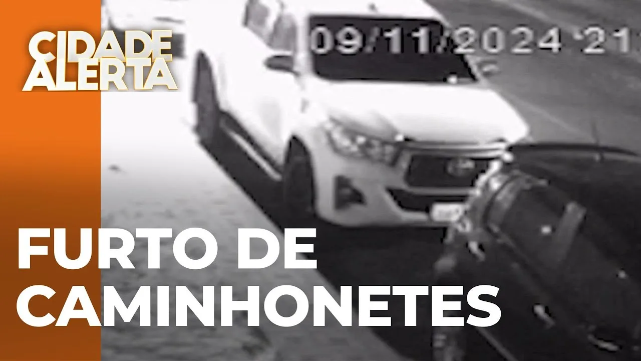 Furtos de caminhonetes em Maringá: Polícia investiga e procura suspeitos