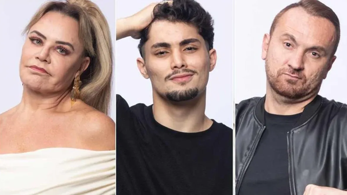 Flor, Gui e Zé Love estão na 7ª Roça (Imagem: Divulgação / RECORD TV) 